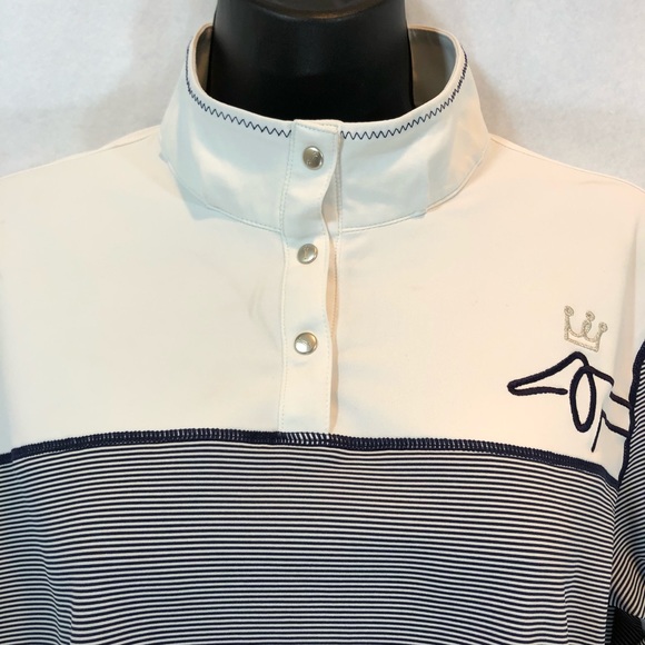 Louis Castel | Tops | Louis Castel Womens Golf Polo Long Sleeve Small | Poshmark